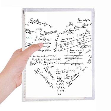 Imagem de Caderno de folhas soltas recarregável, diário recarregável com cálculo, fórmulas matemáticas Limits