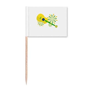 Imagem de Marcador de palito, bandeira de palito, instrumento de carnaval do Brasil, decoração de festa