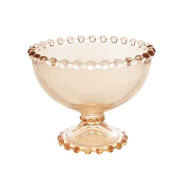 Imagem de Conjunto 6 Taças de Sobremesa de Cristal Pearl Âmbar 11cm x 9cm - Wolff