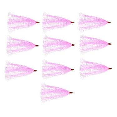 Imagem de Brinquedo de rabo de cavalo da Last Cast Tackle – Pacote com 10 – 5 cores para escolher, rosa