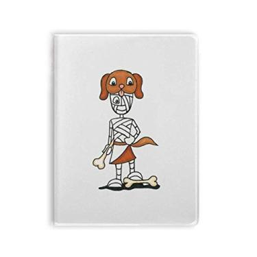 Imagem de Egypt Mummy Horus Chapéu de cachorro caderno capa de goma Diário capa macia Diário