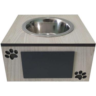 Imagem de Comedouro Lousa Individual Tokai para Cães e Gatos - Tam. M