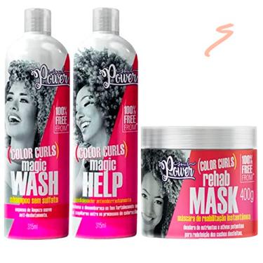 Imagem de Kit Soul Power Color Curls Shampoo + Condicionador + Mascara