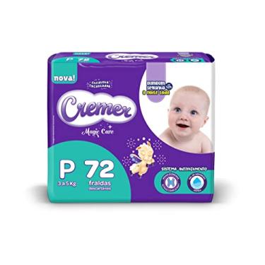 Imagem de Fralda Hiper, Cremer, P, Cremer, P, pacote de 72 HP