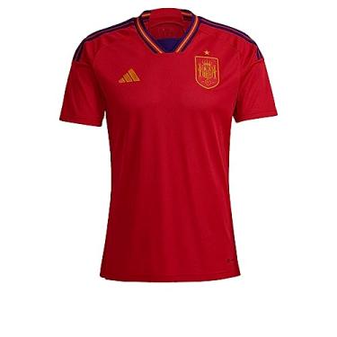 Imagem de adidas Camiseta masculina Soccer Spain 2022 Home, Red, GG