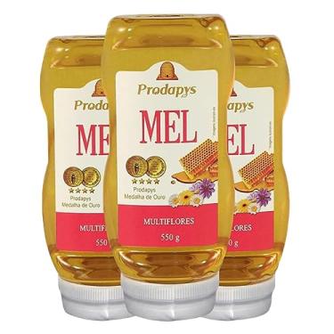 Imagem de Bisnaga 550g de Mel Multiflores Kit com 3