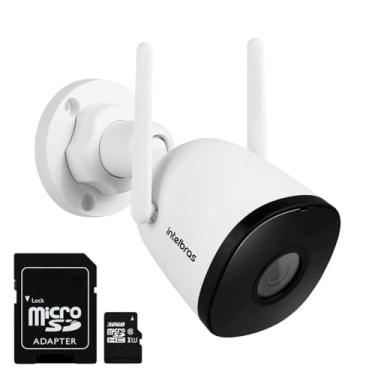 Imagem de Câmera Inteligente Mibo Externa Wi-Fi Intelbras Wi-Fi Full HD 1080P iM5 SC - Com Microfone e Cartão Memória 32gb