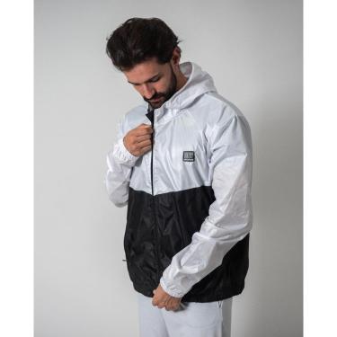 Imagem de Corta Vento Bravo Wind Color Masculino Preto com Branco-Masculino