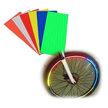 Imagem de 4 Folhas - Fita Luminosa Refletiva Aros De Bicicleta Ou Moto