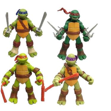 Imagem de 4 pcs set teenage mutant ninja turtles action figure presente