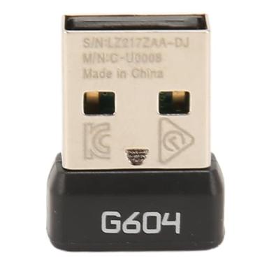 Imagem de Adaptador Receptor de Mouse Dongle USB para G604, Receptor 2.4G para Mouse, Adaptador de Mouse ABS Durável Portátil de Sinal Estável para Mouse Sem Fio G604