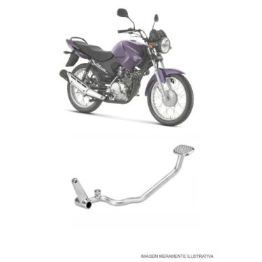 Imagem de Pedal Freio Cromado Cometa 5006 Factor Ybr 125 Ed 2008-2016