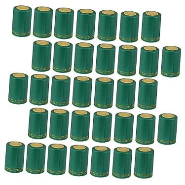 Imagem de HEMOTON 400 Unidades Boné De Vinho Tinto Tampas De Psiquiatra De Garrafa De Vinho Cápsula De Vinho Encolhedor De Calor Acessórios De Bar Vermelho Pvc Garrafa De Vidro Ferramenta Plástico