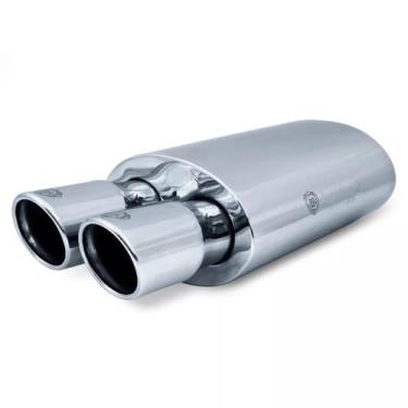 Imagem de BARENWALD, Abafador Esportivo Inox Barenwald Stuttgart Saída Dupla