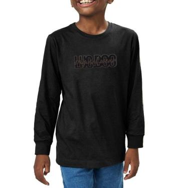 Imagem de Blusa Infantil Masculina Luc.Boo Preta - 70675-Masculino