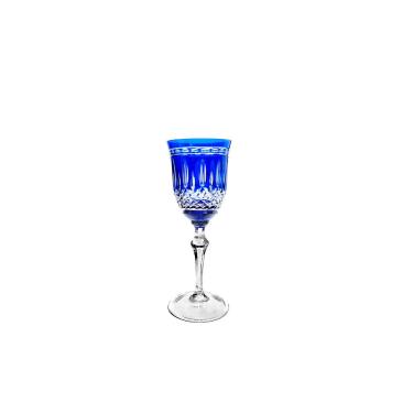 Imagem de Taça licor em cristal Strauss Overlay 237.068 110ml azul escuro