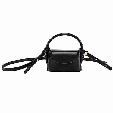 Imagem de Ayliss Mini bolsa feminina mini alça superior clutch bolsa tiracolo bolsa bolsa bolsa fofa bolsa de batom Y2K acessórios presente, Preto, Mini