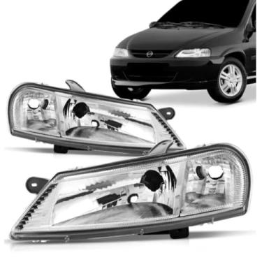 Imagem de Genérico Par de Faróis Celta 1999-2006 Cromado