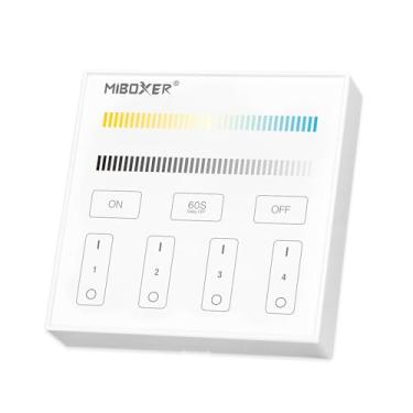 Imagem de Painel remoto Miboxer B2 de 4 zonas (temperatura colorida), sem suporte magnético de fiação