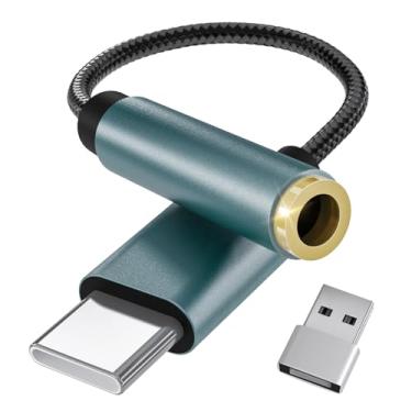 Imagem de Amplificador USB C DAC Dongle Ultimate Audio Experience USB-C para adaptador de áudio de 3,5 mm com chip CX31993, suporta música HiFi sem perdas de 32 bits/384 kHz de alta resolução, compatível com