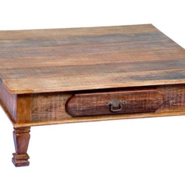 Imagem de Mesa De Centro Rústica Nikko Em Madeira De Demolição - Cód 18