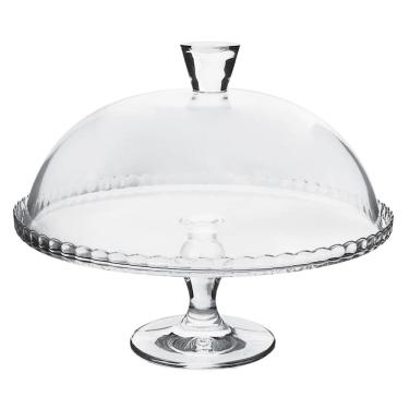 Imagem de Boleira de Vidro com Pé e Tampa Patisserie 32cm - Pasabahçe