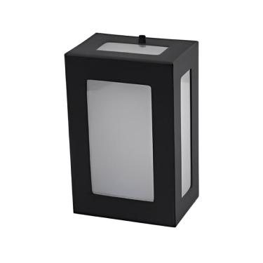 Imagem de Arandela 5 Vidros 30X19X9CM P/1 Lâmpada E-27 Preta Ref.2218 - All Lux All Lux