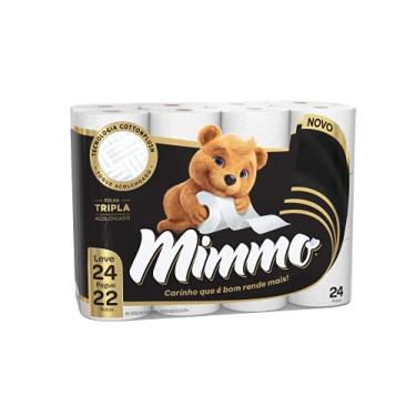 Imagem de Mimmo Papel Higiênico Folha Tripla, 20m, Leve 24 Pague 22 Rolos