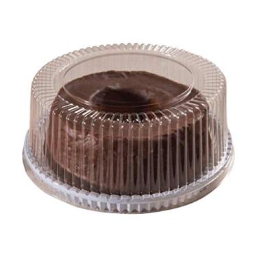 Imagem de Pote Plástico 750g Transparente Mini Torta Galvanotek G32M com 100 Unidades