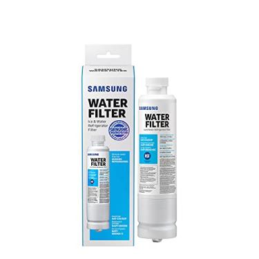 Imagem de SAMSUNG Filtro genuíno para água e gelo da geladeira, filtragem de bloco de carbono para água potável limpa e clara, vida útil de 6 meses, HAF-CIN/EXP, 1 pacote