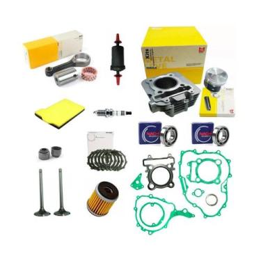Imagem de Kit Cilindro Motor Lander / Fazer 250 Metal Leve Completo