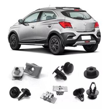 Imagem de Kit 23 Pcs Grampo Parabarro Diant Onix Prisma 2017 2018 2019 - DFEB