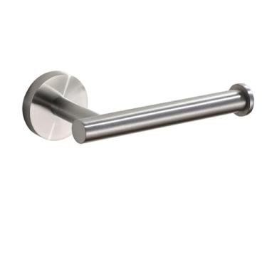 Imagem de Kit de acessórios de banheiro preto fosco, conjunto de hardware de aço inoxidável dourado, suporte de rolo de papel higiênico, gancho para robe, toalheiro, 1