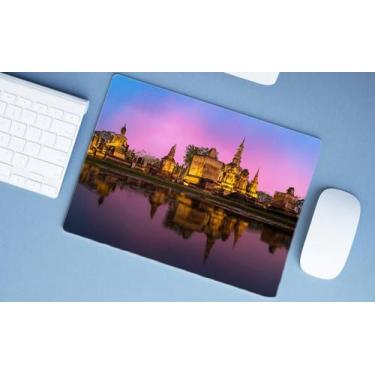 Imagem de Mouse Pad Emborrachado Personalizado Viagens Trip Cidades - Deluzz, Gr