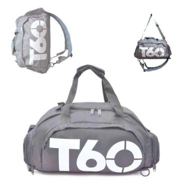 Imagem de T60 Bolsa Academia Transversal Com Compartimentos Top D Luxo