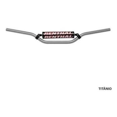 Imagem de Guidao Renthal 7/8Bar Villopoto/ Stewart - Baixo - Titanio