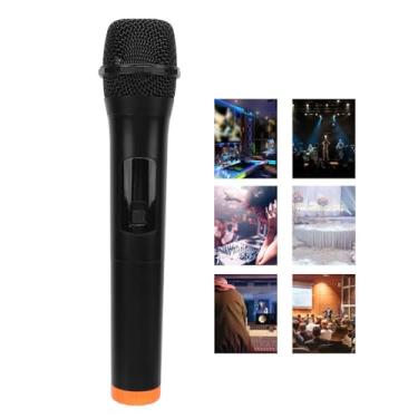 Imagem de Microfone de karaokê Bluetooth Sem Fio, Microfone Portátil Com Receptor 2.4G, Microfone Dinâmico de Redução de Ruído para Apresentações de karaokê Ao Ar Livre