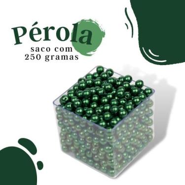 Imagem de Pérola Verde Escuro 10Mm Pacote Com 250 Gramas - Nybc