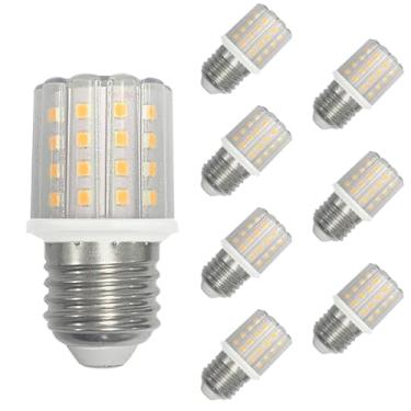Imagem de Lâmpadas LED E26, lâmpadas LED 5W equivalentes a 60W, luz quente de cor do pôr do sol de 3000K, AC 85-265V, lâmpadas E26 (pacote com 8)