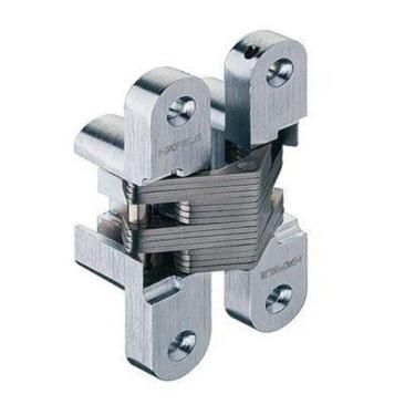 Imagem de Dobradiça Invisivel 118X25mm Cromado Fosco 341.07.405 Hafele Unidade