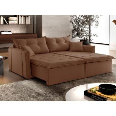 Imagem de Sofa Cama e Reclinavel São Paulo 2,25m 04 Lugares Txr, Cobre