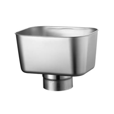 Imagem de Wswqop Adaptador de Calha de Calha, Conector de Calha de Chuva, Coletor de água de Chuva Portátil, Conector de Drenagem de Calha para Telhados de Casa, Diâmetro Do Tubo 76 Mm, Tamanho real