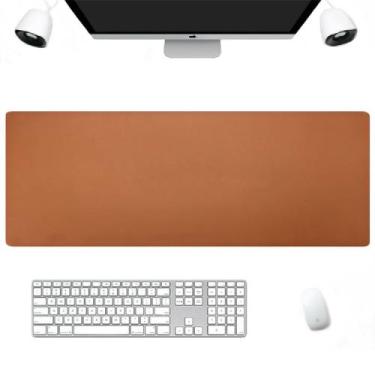 Imagem de DeskPad gamer Em Couro 100x30cm + porta copo - GENERTOY, 100X30, CARAM