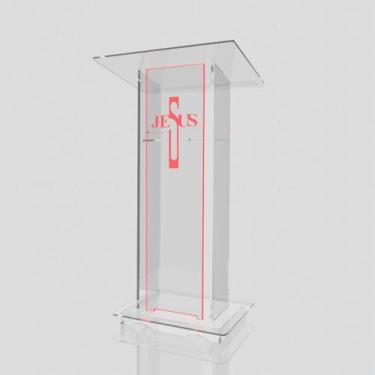 Imagem de Púlpito de Acrílico para Igrejas e Empresas com ou sem Gravação - Acri