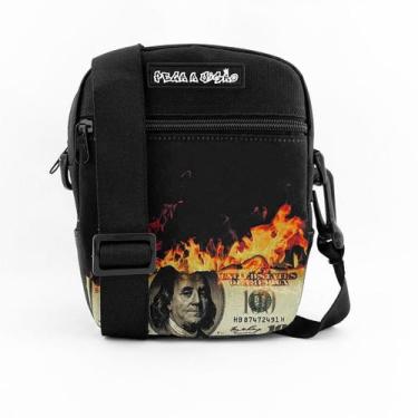 Imagem de Shoulder Bag Mini Bolsa Lateral Pega a Visão Dolllar Fogo - MP Moda Ma