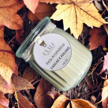 Imagem de Vela Aromática Vegetal de Cascas e Folhas 100gr - Exale Aromas Store 