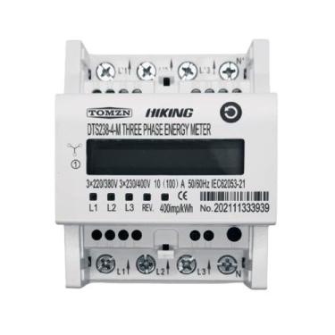 Imagem de Medidor Consumo Energia 110v 220v 380v 100a Trifásico Bivolt - Hiking,