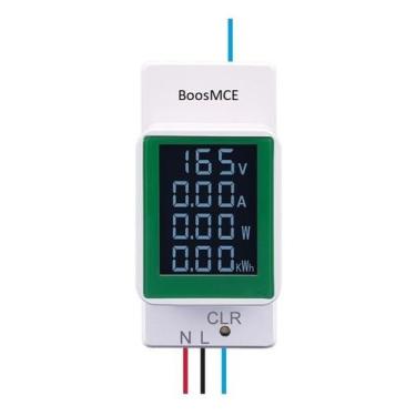Imagem de Medidor Energia Voltimetro Amperimetro Wattimetro 110v 220v - BoosMCE,