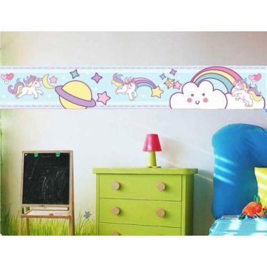 Imagem de Faixa bonder decorativa quarto infantil  jogo 04 peças med.10x100) - A