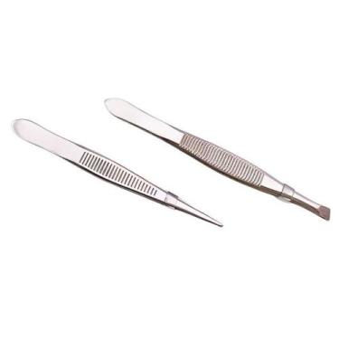 Imagem de Kit com 2 Pinças para Design de Sobrancelha N244600-8-Quanhe
